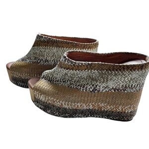 Jeffrey Campbell x Havana Last Virgo Platform Wedge Sandals | 9.5